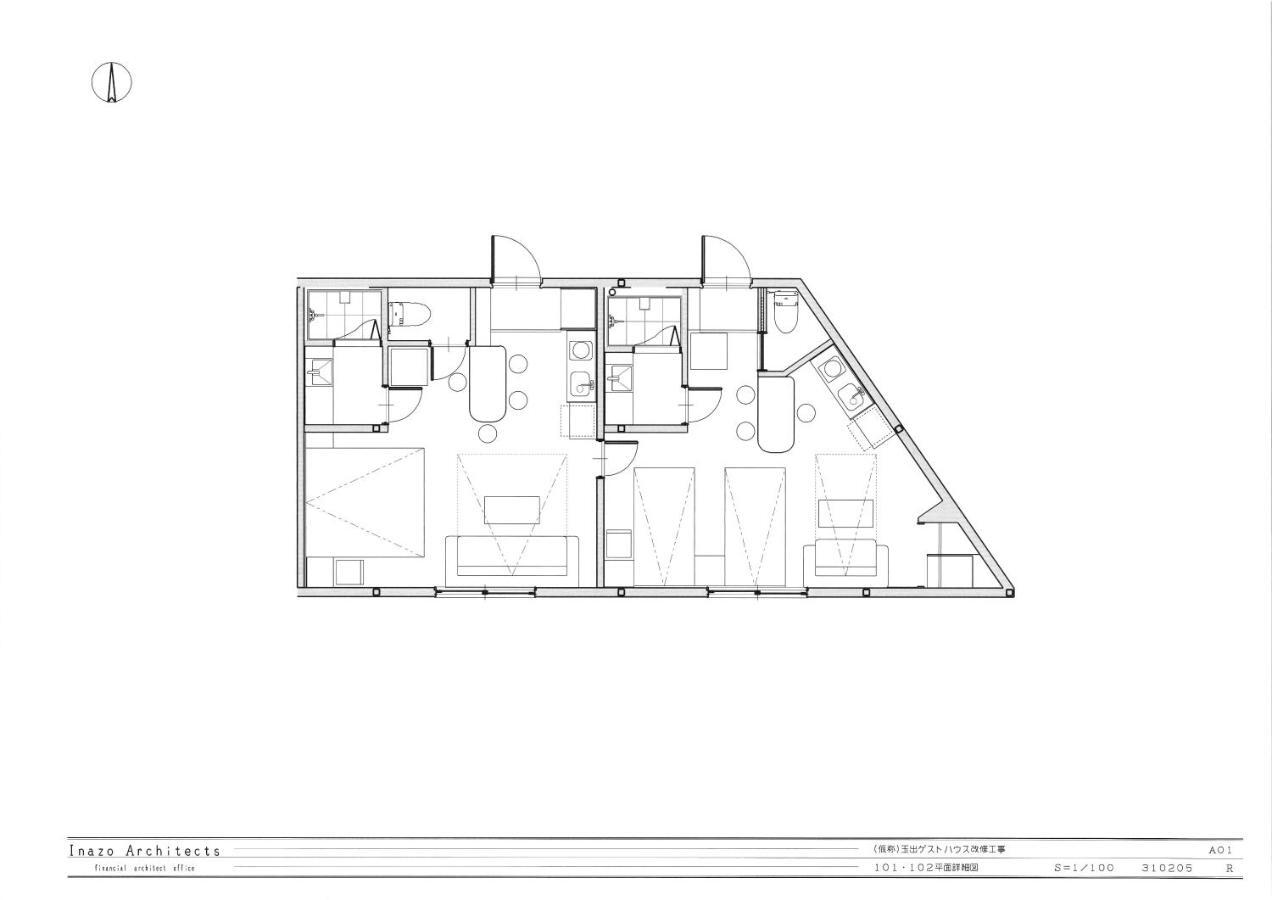 Ferienwohnung 玉出101 Wifi付 玉出駅から徒歩2分 地下鉄難波迄8分 Ōsaka Exterior foto